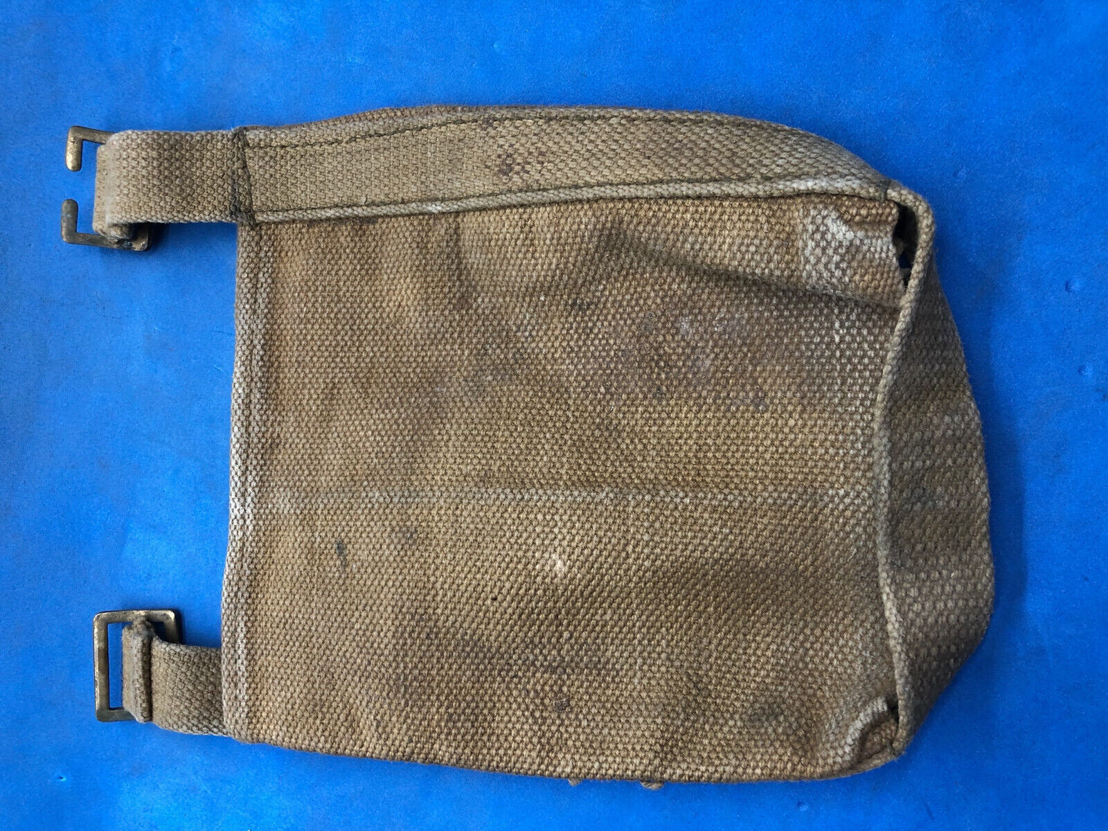 WW2 British Army 37 Pattern Webbing Water Bottle Carrier Harness - 1944 Dated - The Militaria Shop