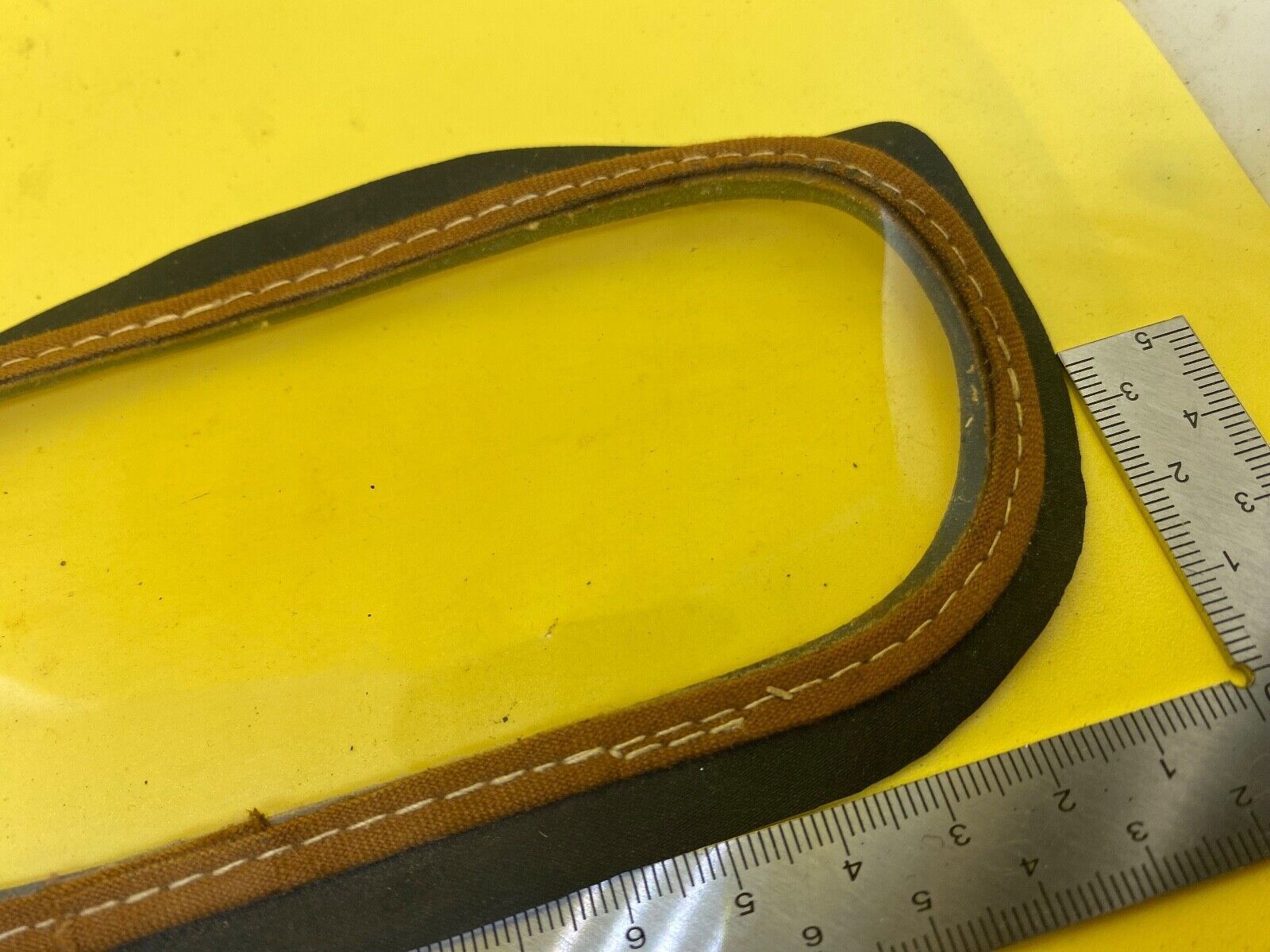 Original WW2 Civilian Gas Mask Face Panel - Useful Replacement - The Militaria Shop