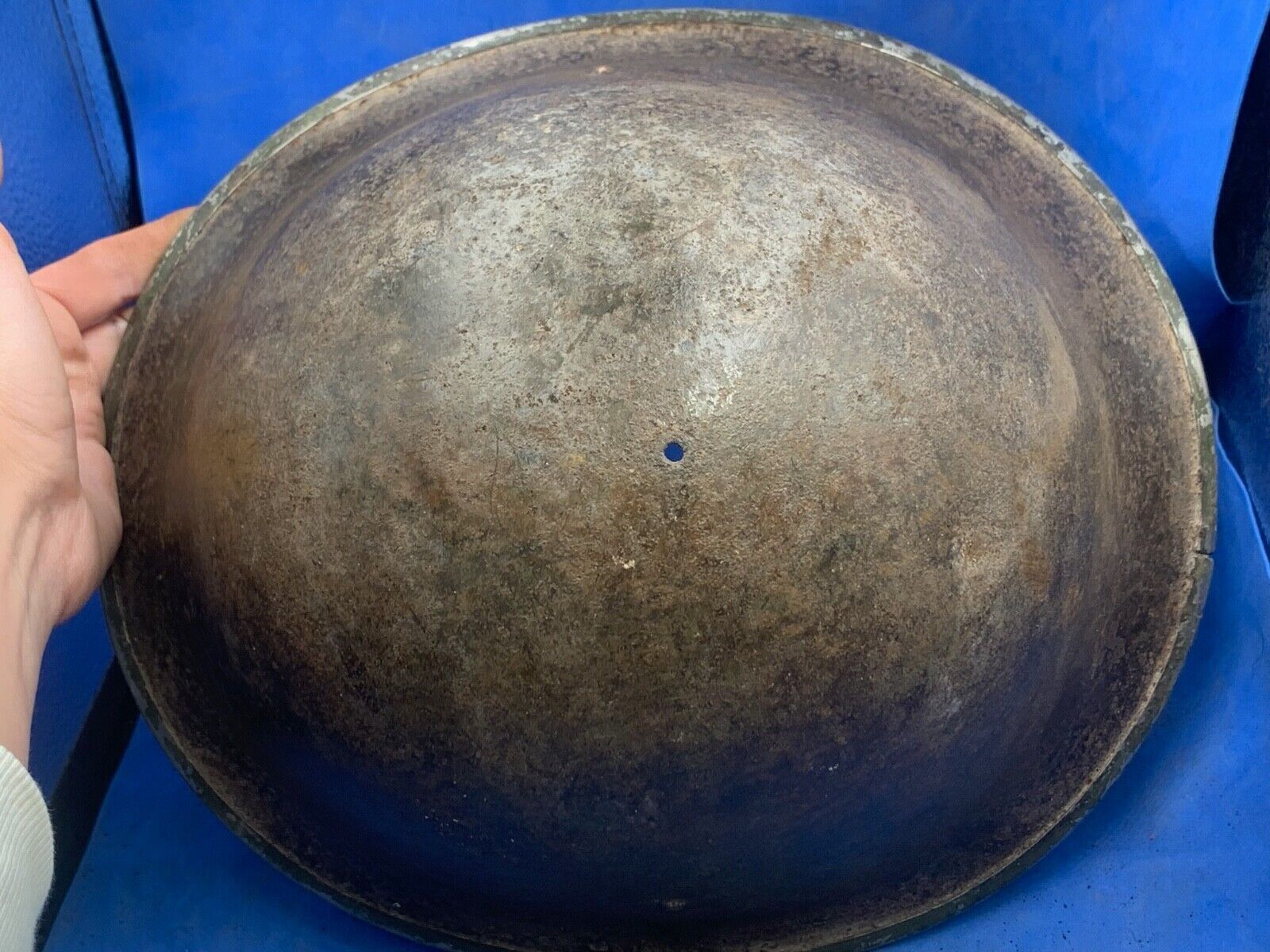 Original WW2 British Army / Canadian Army Mk3 Turtle Combat Helmet - The Militaria Shop