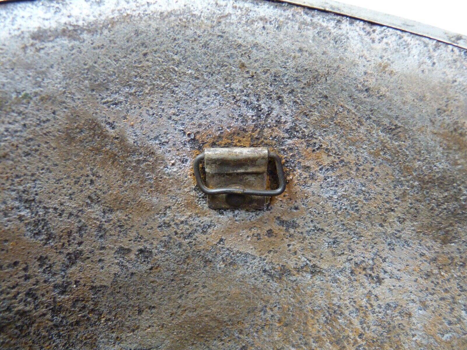 Original WW2 British / Canadian Army Mk3 High Rivet Turtle Army Combat Helmet - The Militaria Shop