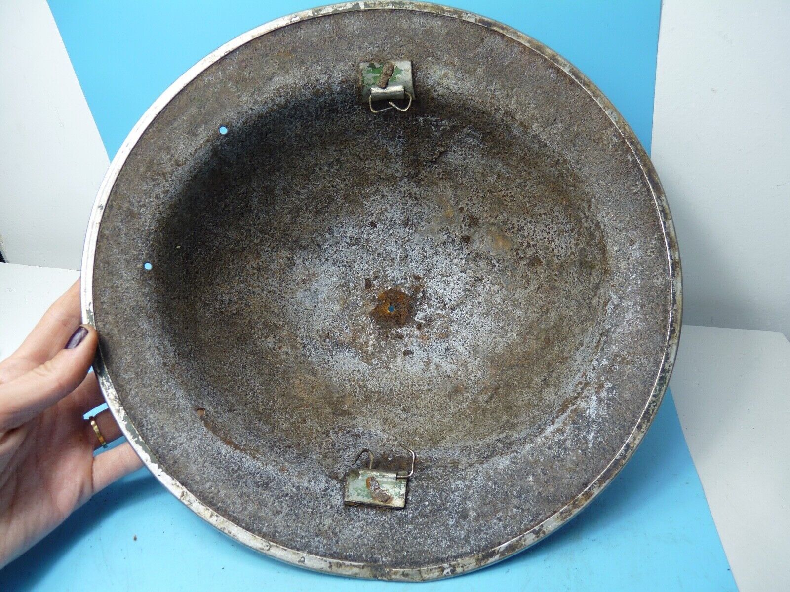 Original WW2 South African Army Mk2 Brodie Helmet - British Style Combat Helmet - The Militaria Shop