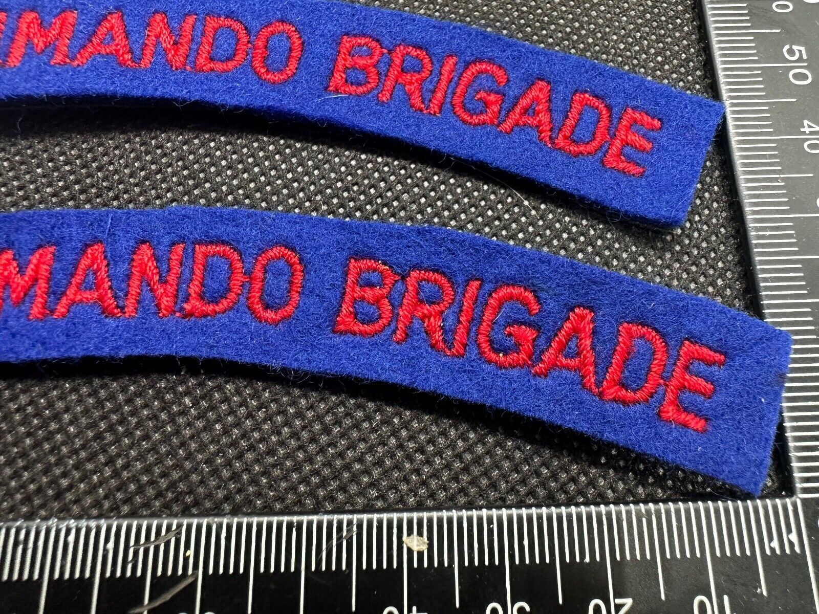 First Commando Brigade British Army Shoulder Titles - Nice Reproduction - The Militaria Shop