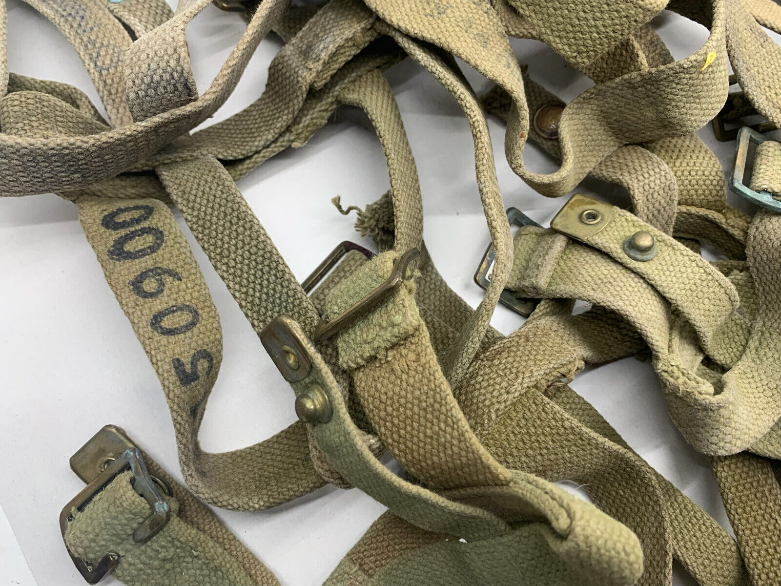 Genuine British Army Water Bottle Webbing Carrier / Harness - Scuffed Condition - The Militaria Shop