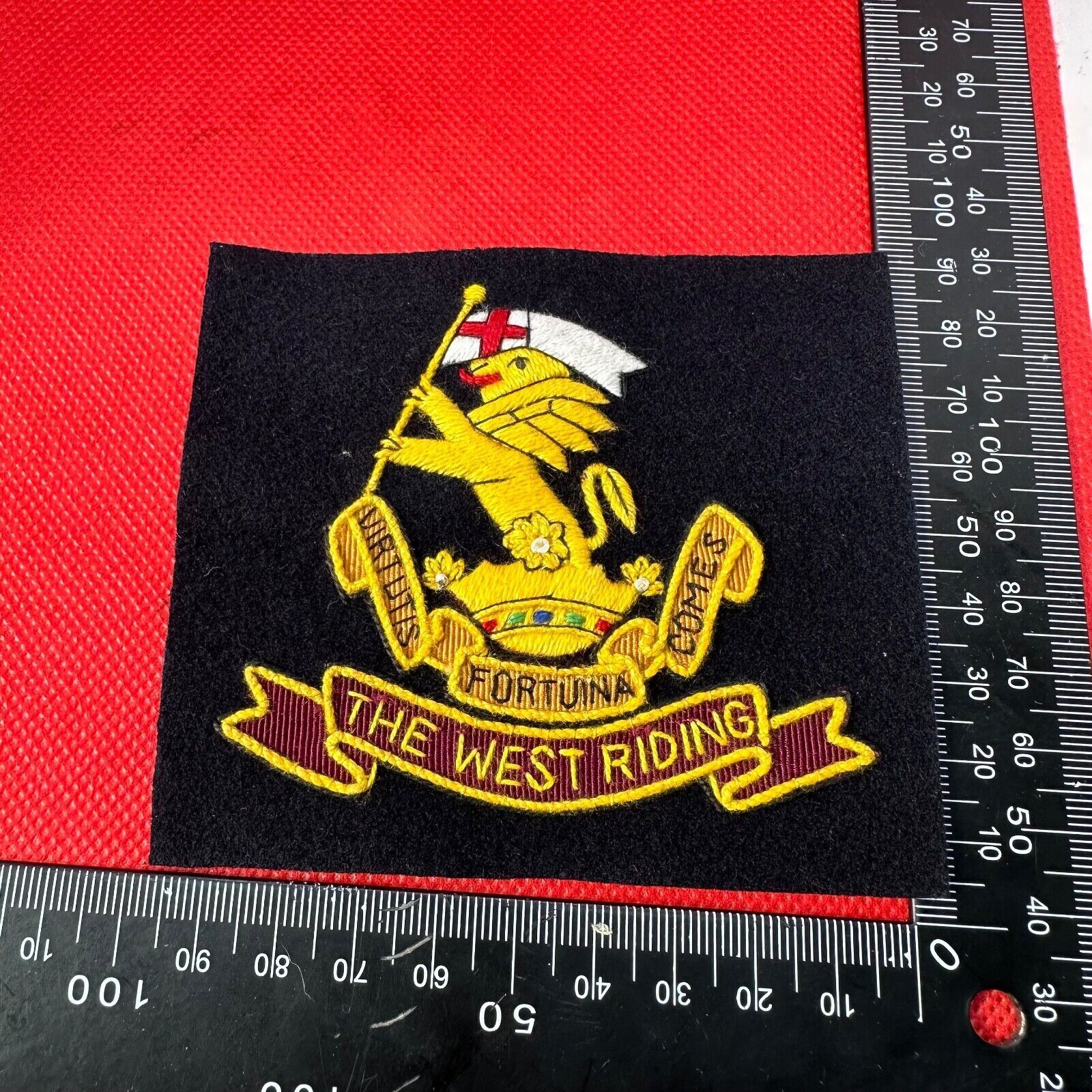 British Army The West Riding Regiment Embroidered Blazer Badge - The Militaria Shop