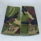 Mercian ACF DPM Rank Slides / Epaulette Pair Genuine British Army - NEW - The Militaria Shop