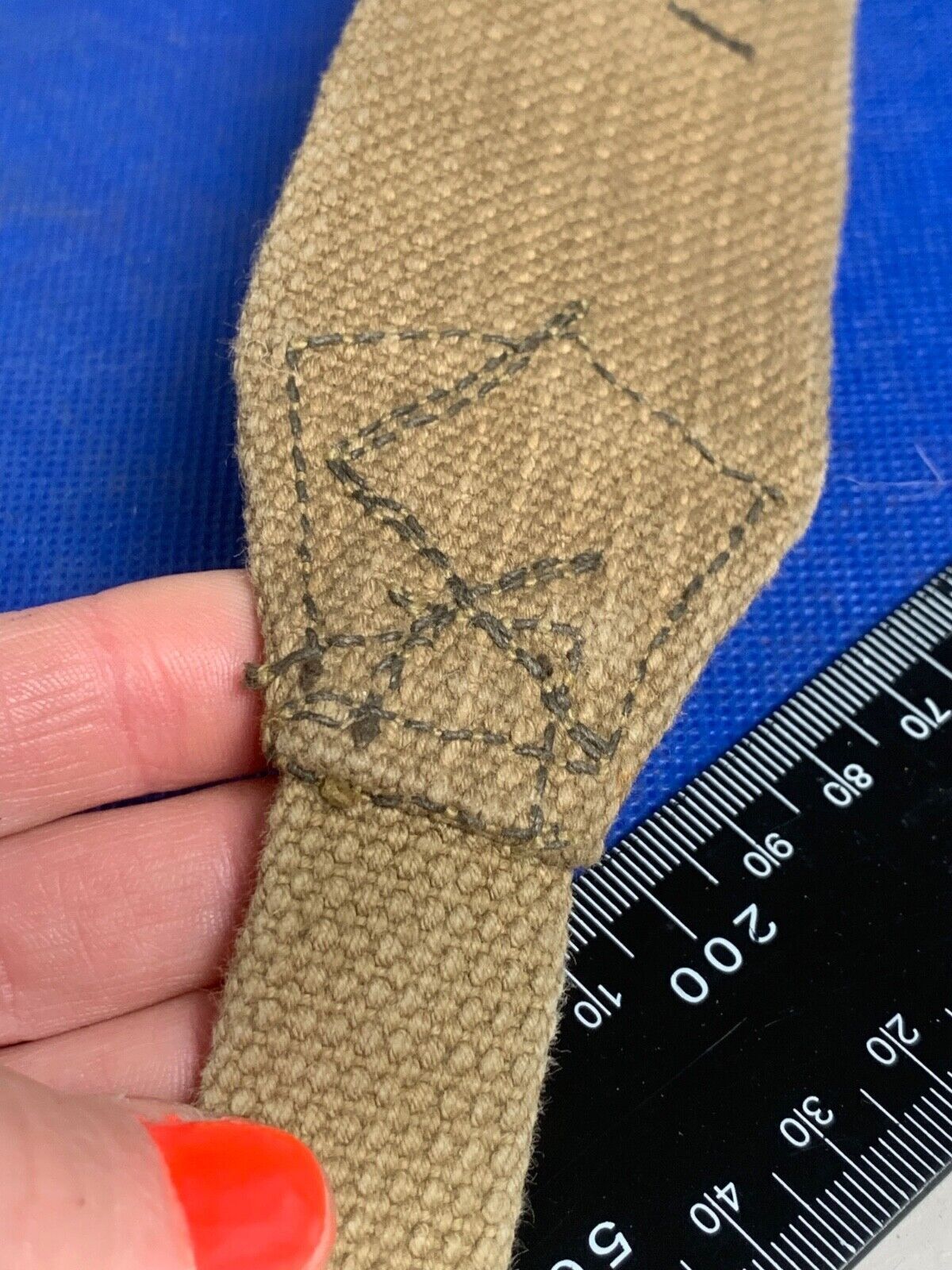 Original WW2 British Army 37 Pattern Shoulder Strap - NORMAL - M&S 1945 - The Militaria Shop