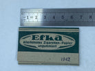 ORIGINAL GERMAN WWII WEHRMACHT AFRICA CIGARETTE PAPER "EFKA" - 1942 Da - The Militaria Shop