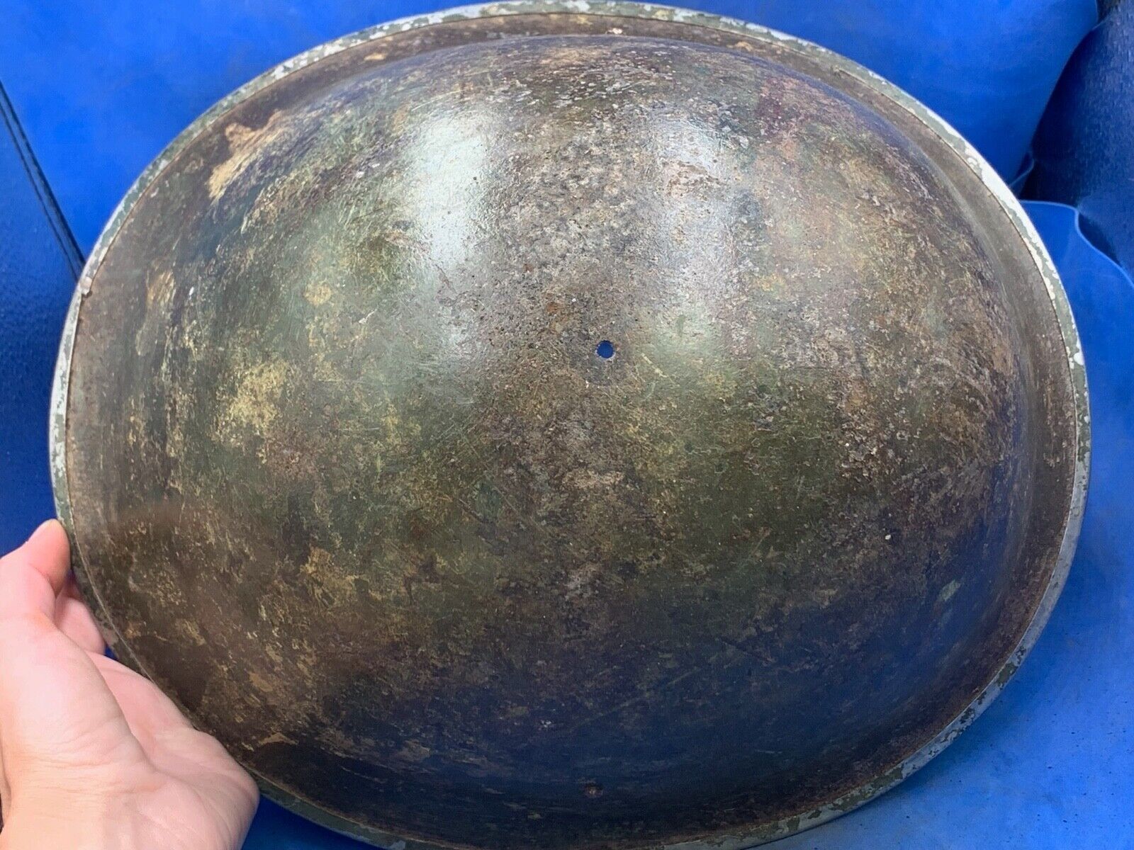 Original WW2 British Army / Canadian Army Mk3 Turtle Combat Helmet - The Militaria Shop