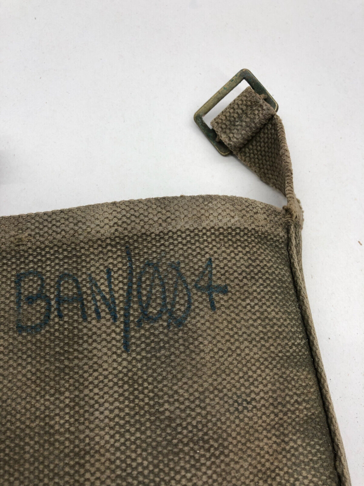 WW2 British Army 37 Pattern Webbing Water Bottle Carrier Harness - 1941 Dated - The Militaria Shop