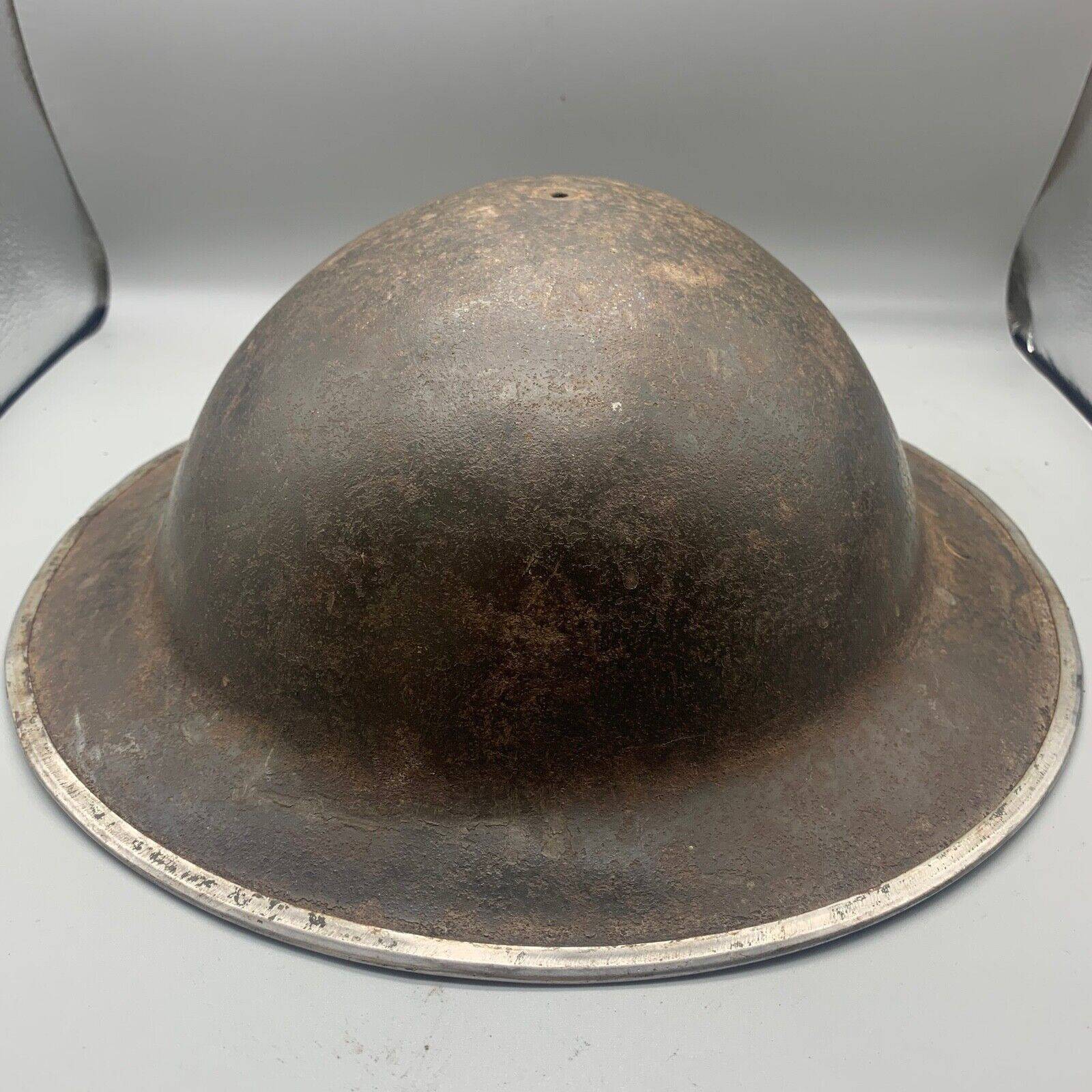 Original WW2 South African Army Mk2 Brodie Helmet - British Style Combat Helmet - The Militaria Shop
