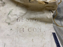 Load image into Gallery viewer, British Army Korea War Era 1954 Dated Soldier&#39;s Kit Bag. - The Militaria Shop
