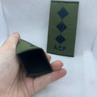 Cadet ACF OD Green Rank Slides / Epaulette Pair Genuine British Army - NEW - The Militaria Shop