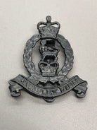 Genuine British Army Blackened Adjutant General's Corps Cap Badge - The Militaria Shop