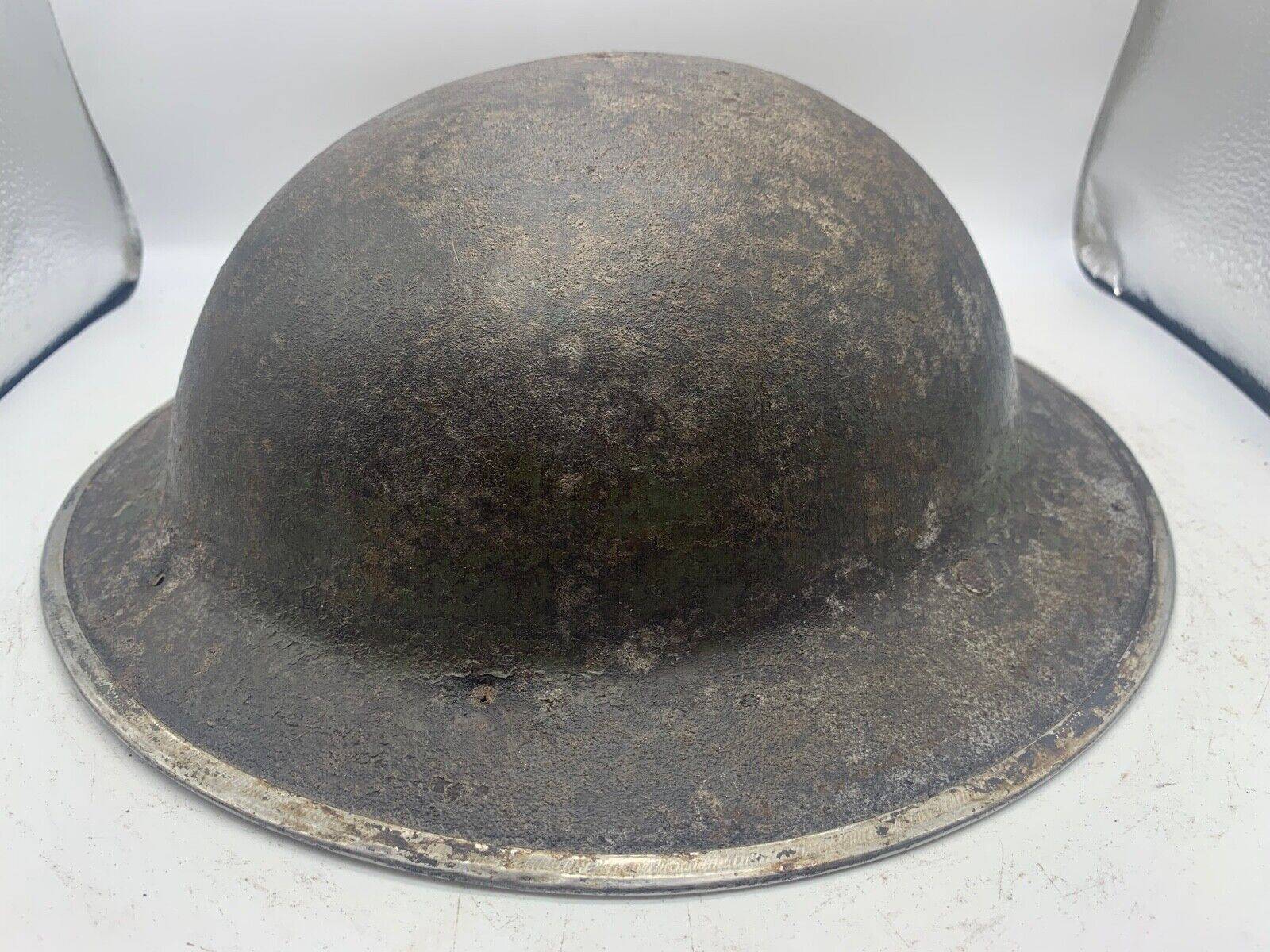 Original WW2 South African Army Mk2 Brodie Helmet - British Style Combat Helmet - The Militaria Shop