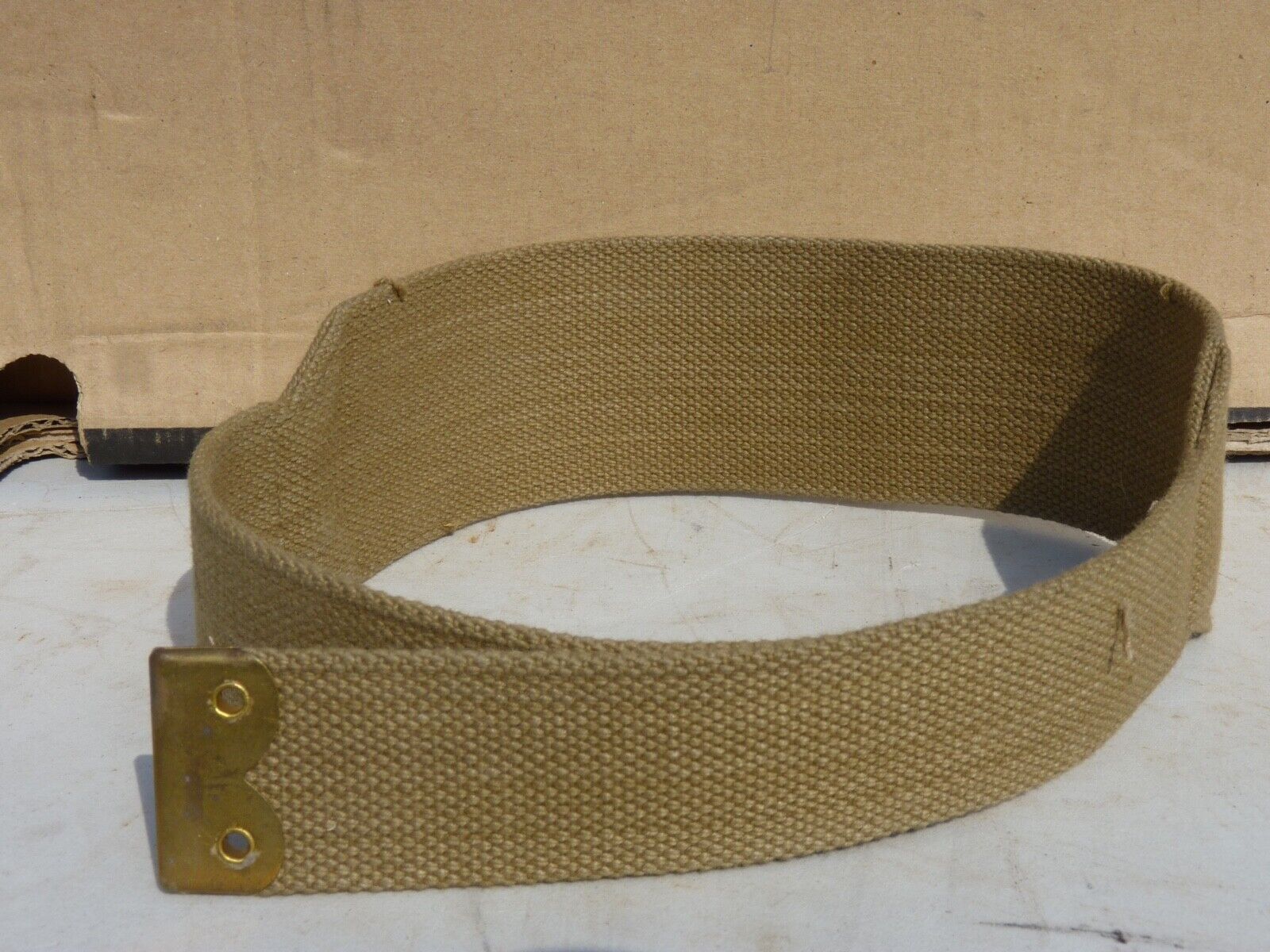 Original WW2 British Army 37 Pattern Yoke Utility Shoulder Strap - Blackman - The Militaria Shop