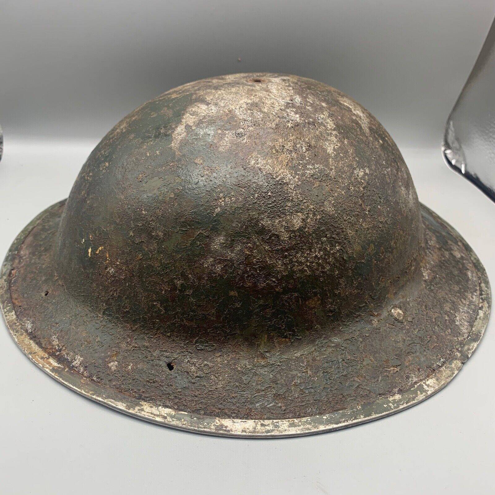 Original WW2 South African Army Mk2 Brodie Helmet - British Style Combat Helmet - The Militaria Shop