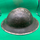 Original WW2 South African Army Mk2 Brodie Helmet - British Style Combat Helmet - The Militaria Shop