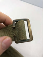 WW2 British Army 37 Pattern Webbing Water Bottle Carrier Harness - 1942 Dated - The Militaria Shop