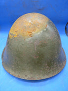 Original WW2 Onwards British Army Mk4 Turtle Helmet - The Militaria Shop