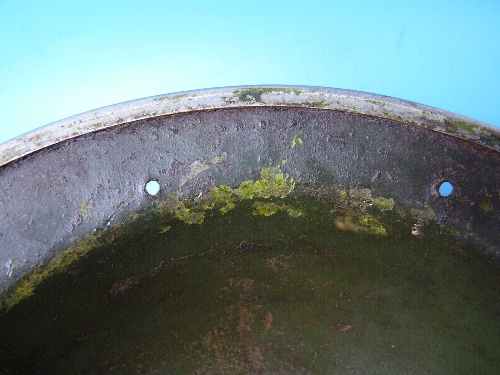 Original WW2 South African Army Mk2 Brodie Helmet - British Style Combat Helmet - The Militaria Shop