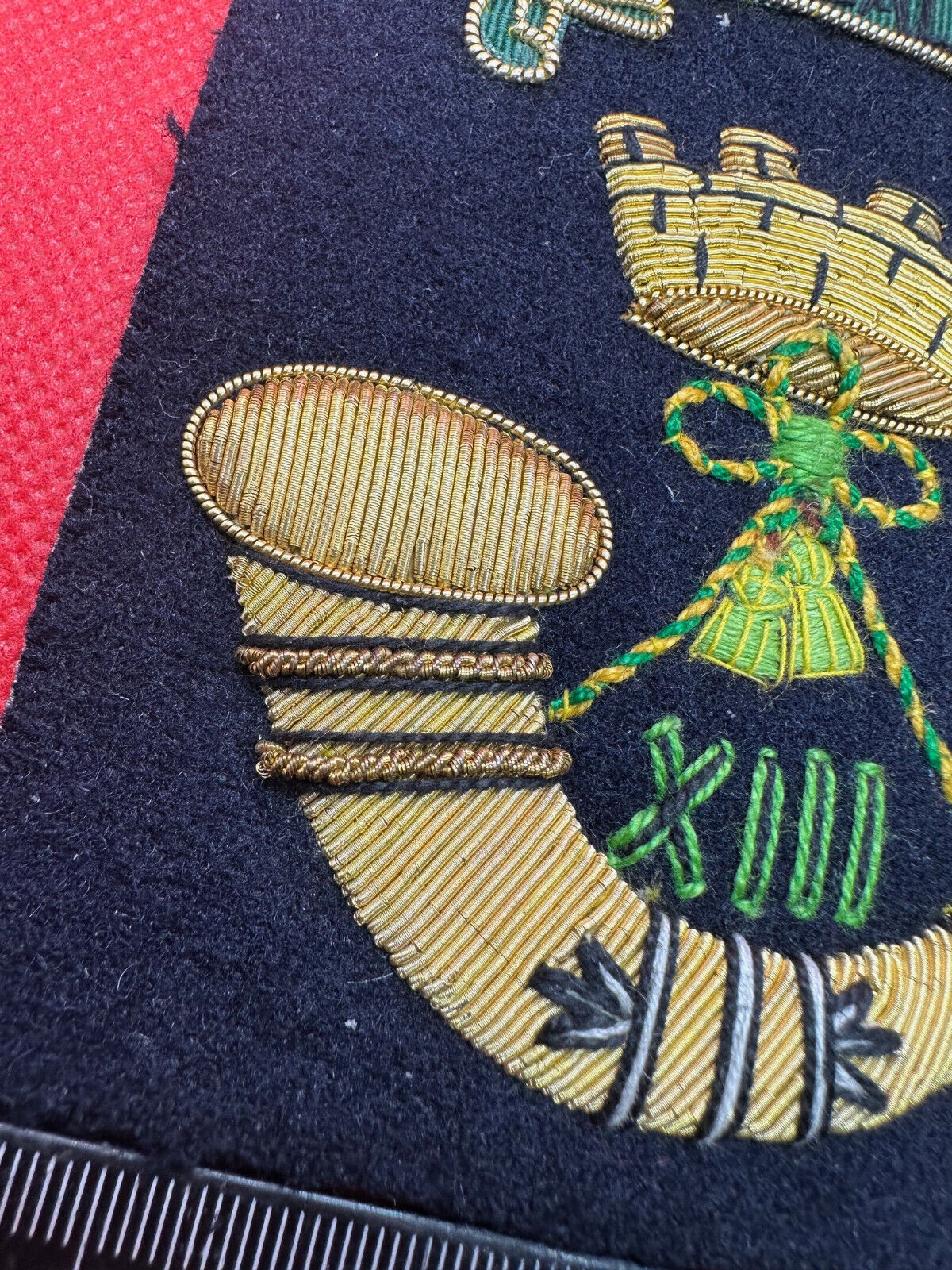 British Army Bullion Embroidered Blazer Badge - Somerset Light Infantry - The Militaria Shop