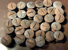 WW2 British Army Brodie / Turtle Mk1/2/3/4 Helmet Brass Dome Screw & Nut Set - The Militaria Shop