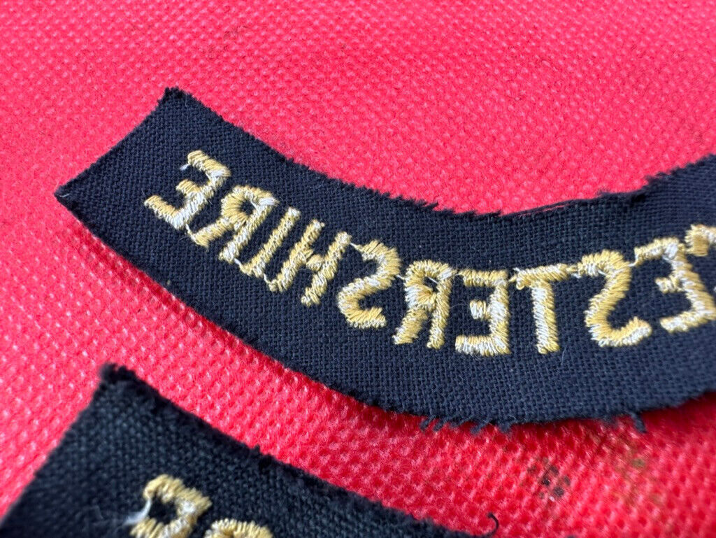 Original WW2 British Home Front Civil Defence Gloucestershire Shoulder Titles - The Militaria Shop