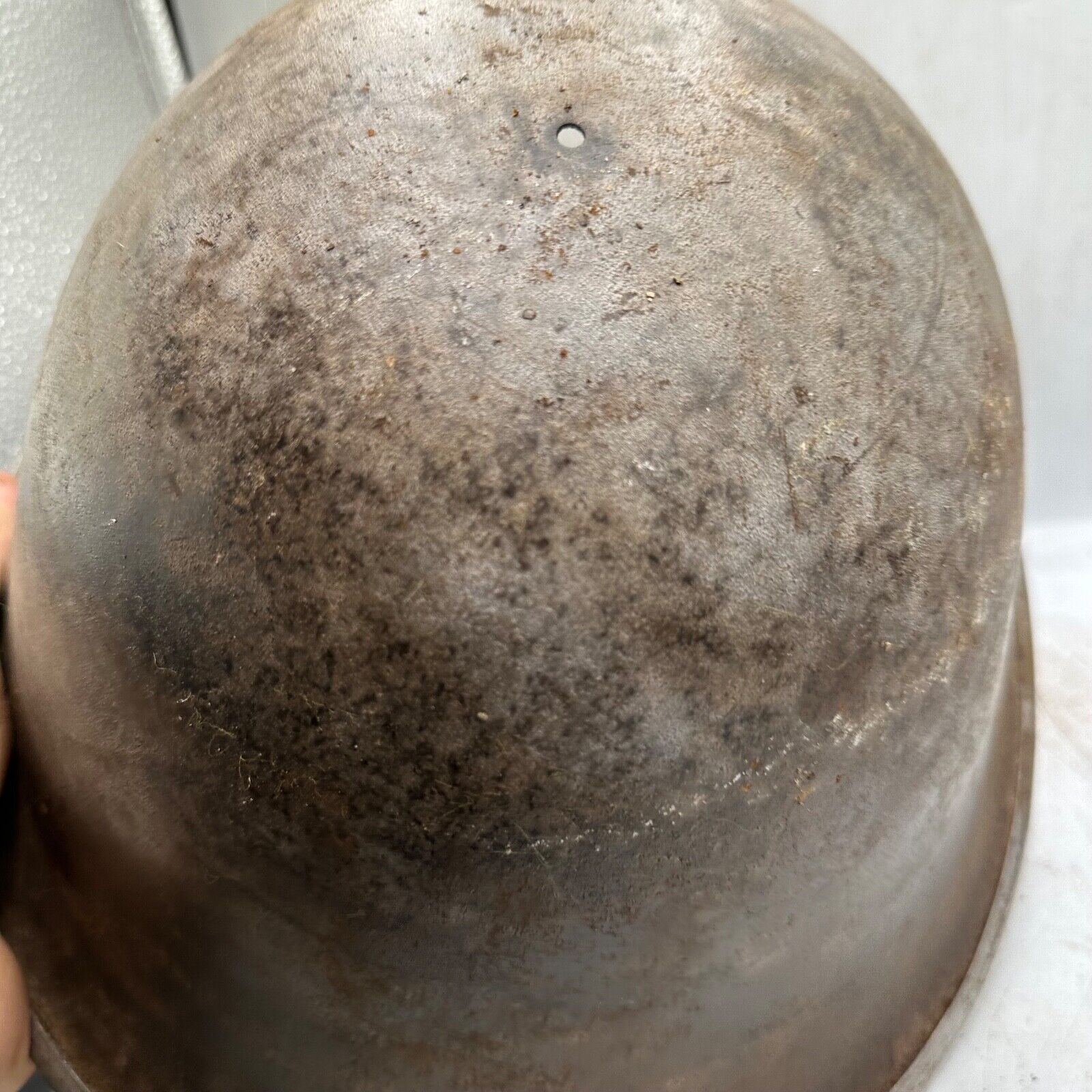 Mk3 Canadian / British Army Original WW2 Turtle Helmet High Rivet - The Militaria Shop