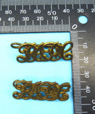 WW1 British Army Royal Army Pay Corps RAPC Original Brass Shoulder Titles. - The Militaria Shop