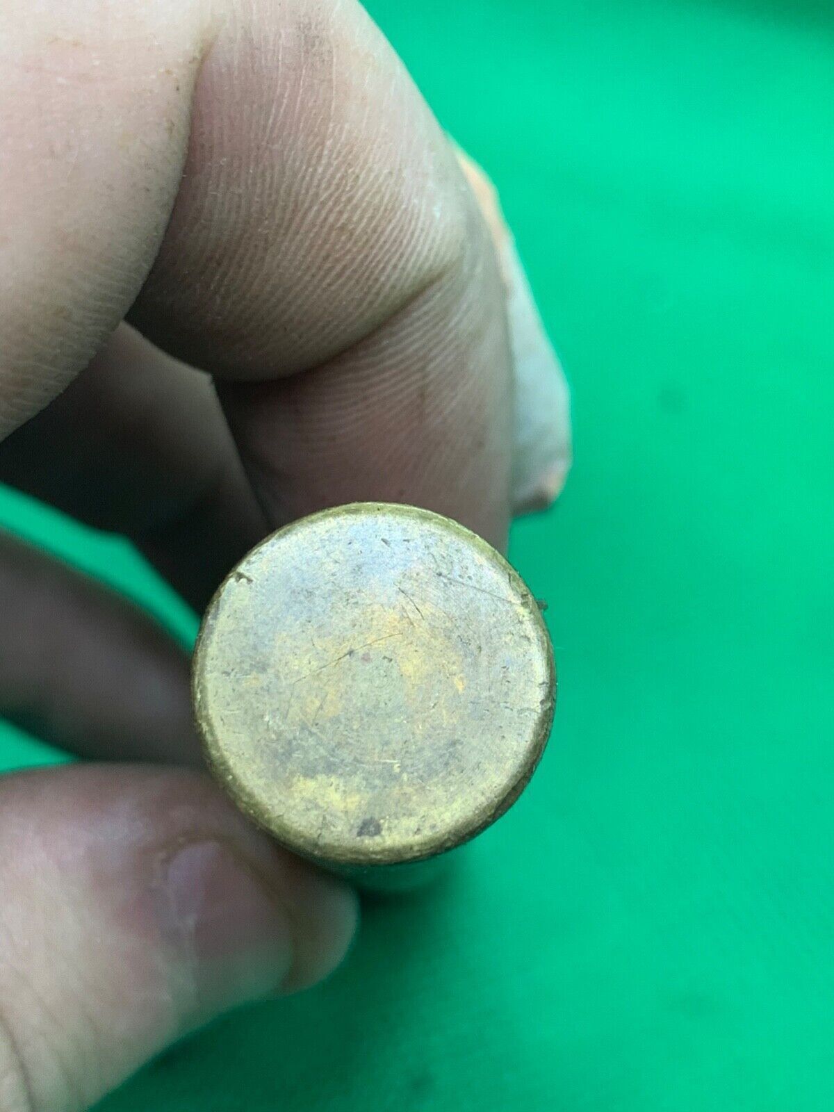 Original WW1 / WW2 British Army SMLE Lee Enfield Rifle Brass Oil Bottle - The Militaria Shop