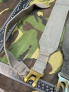 Original British Royal Air Force RAF Blue L Strap Pair - WW2 37 Pattern - The Militaria Shop