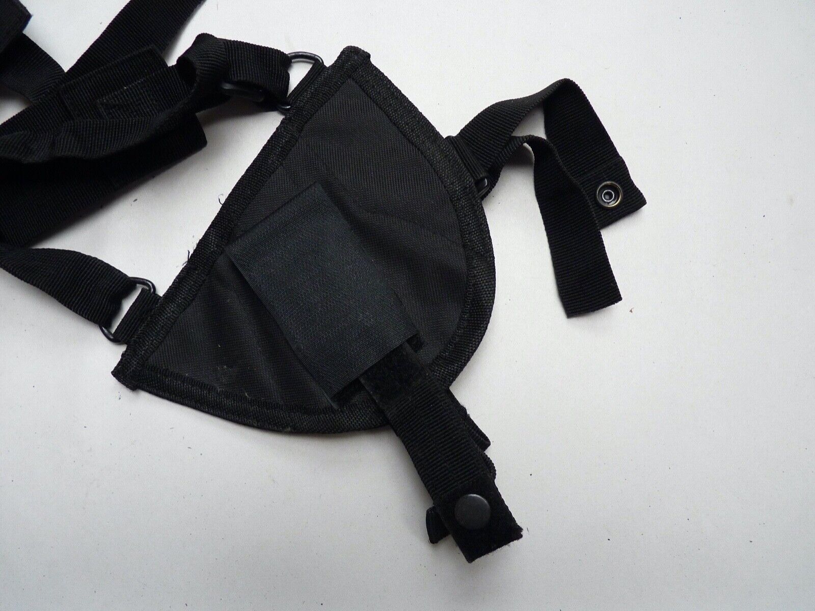 Black Canvass Pistol Shoulder Holster & Mag Pouches - The Militaria Shop