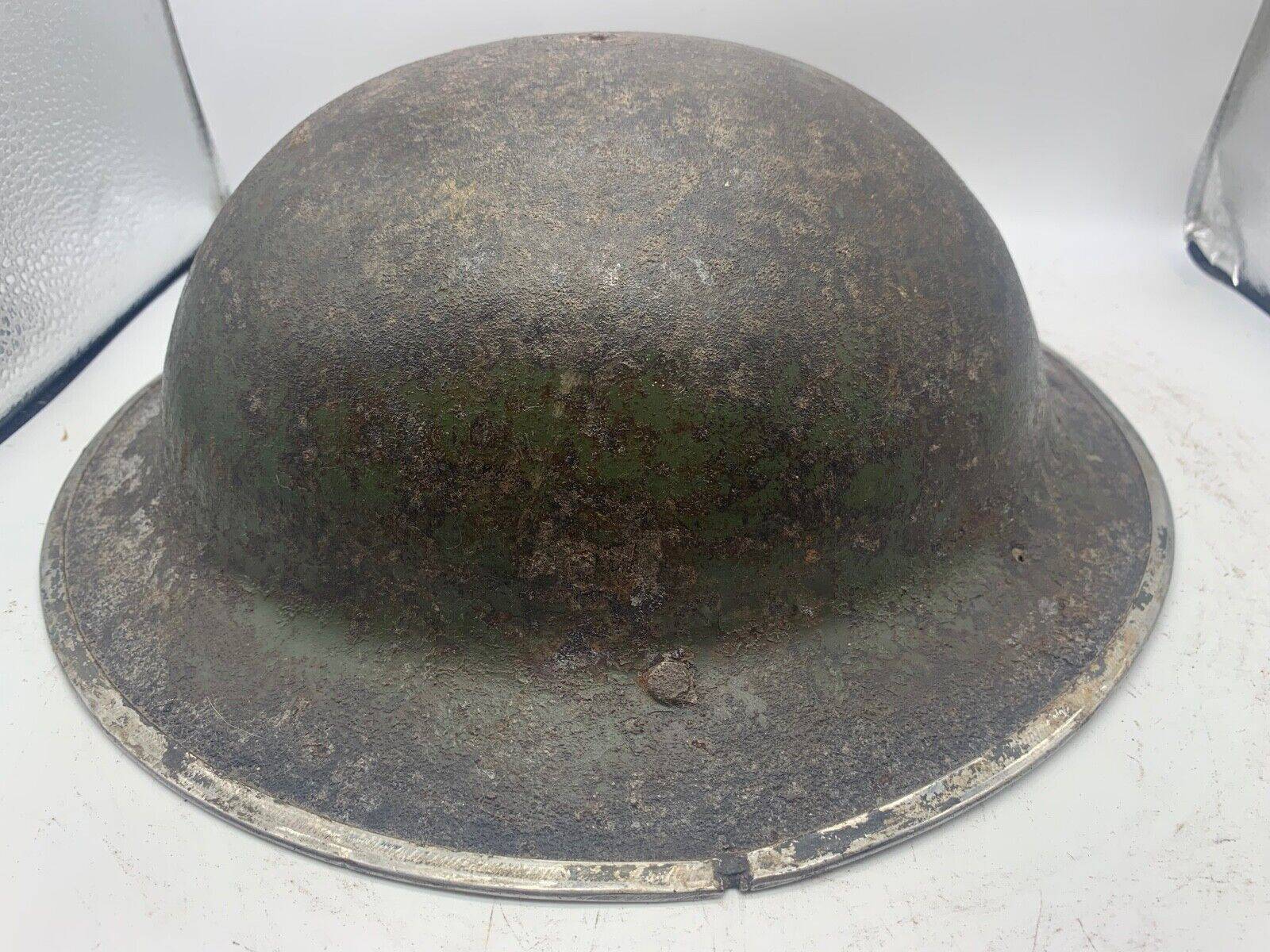 Original WW2 South African Army Mk2 Brodie Helmet - British Style Combat Helmet - The Militaria Shop