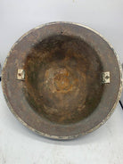 Original WW2 South African Army Mk2 Brodie Helmet - British Style Combat Helmet - The Militaria Shop