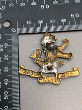 Load image into Gallery viewer, Original WW2 British Army 7th (Princess Royal’s) Dragoon Guards Cap Badge - The Militaria Shop

