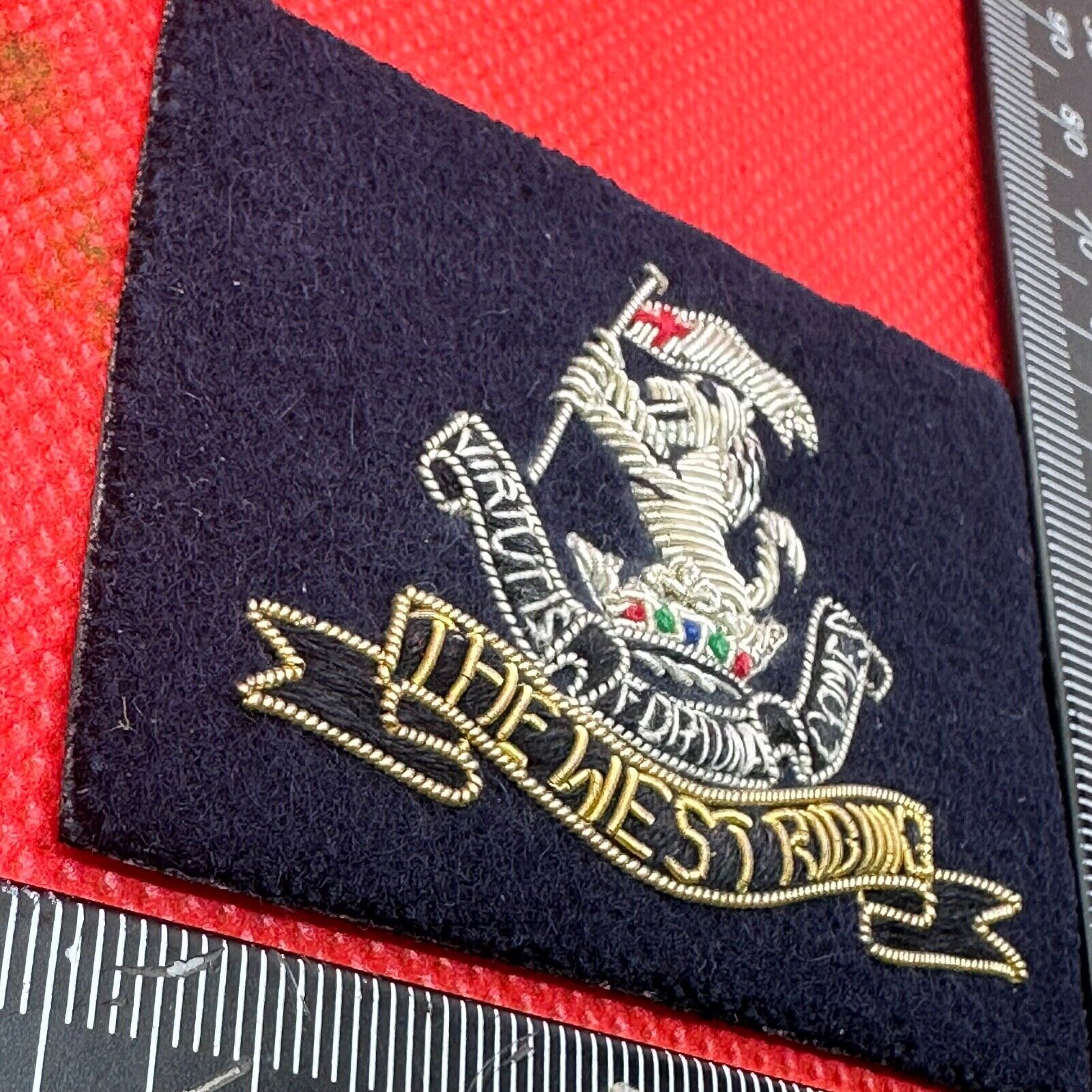 British Army Duke of Wellington West Riding Cap / Beret / Blazer Badge - UK Made - The Militaria Shop