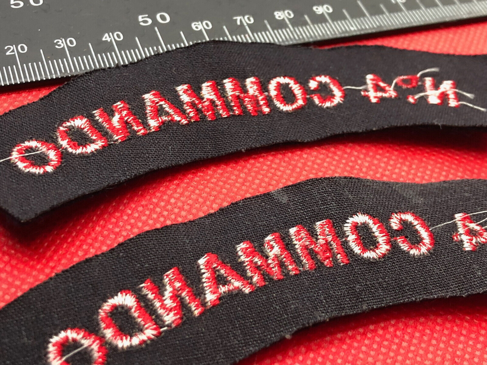 British Army No.4 Commando Shoulder Title Pair - The Militaria Shop