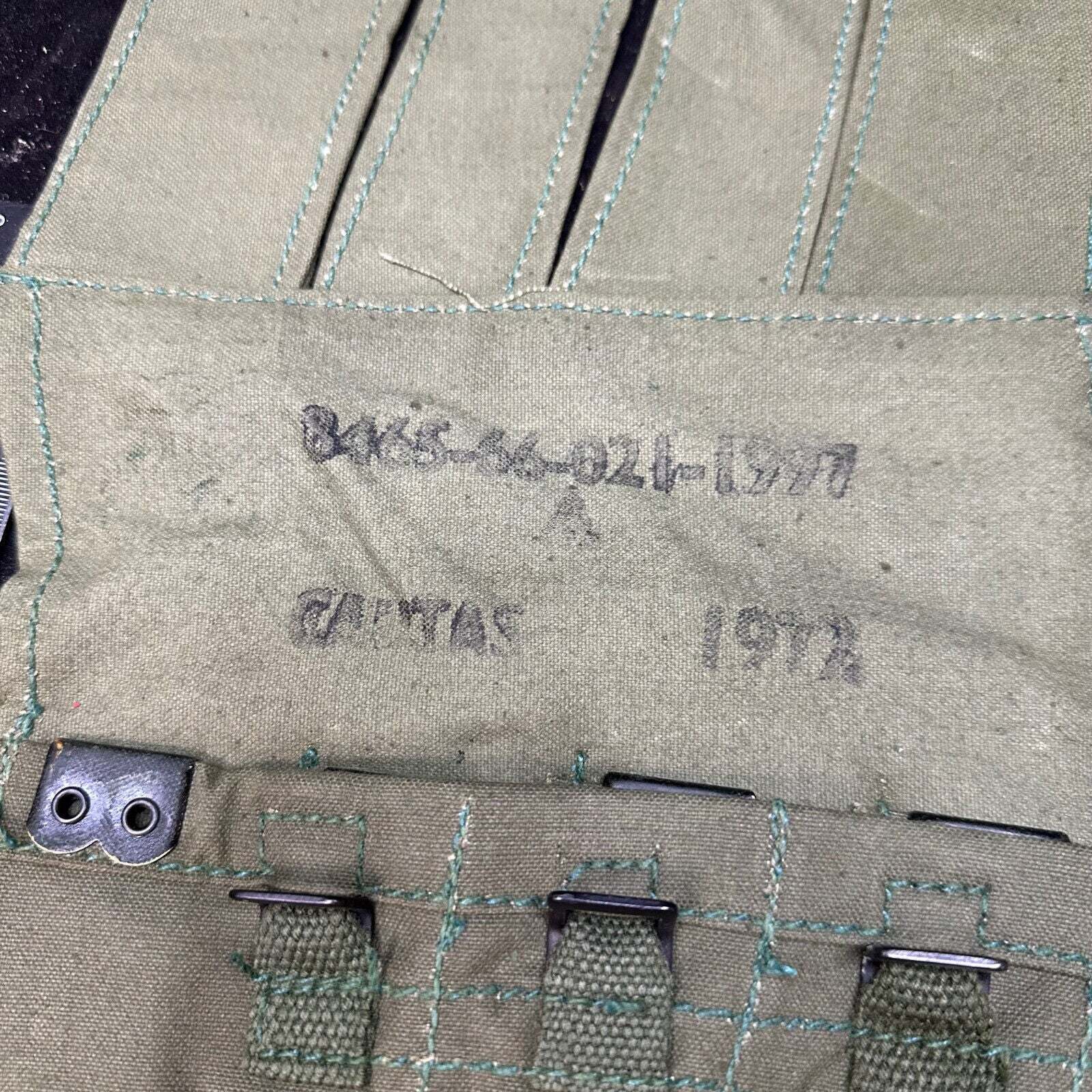 Original Australian Vietnam Era F1 Sterling SMG Mag Pouch New Old Stock Unissued - The Militaria Shop