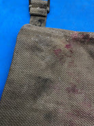 WW2 British Army 37 Pattern Webbing Water Bottle Carrier Harness - 1943 Dated - The Militaria Shop