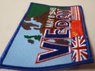 VE Day May 8th 1945 - fighter pilots / Army jacket / commemorative badge / patch - The Militaria Shop
