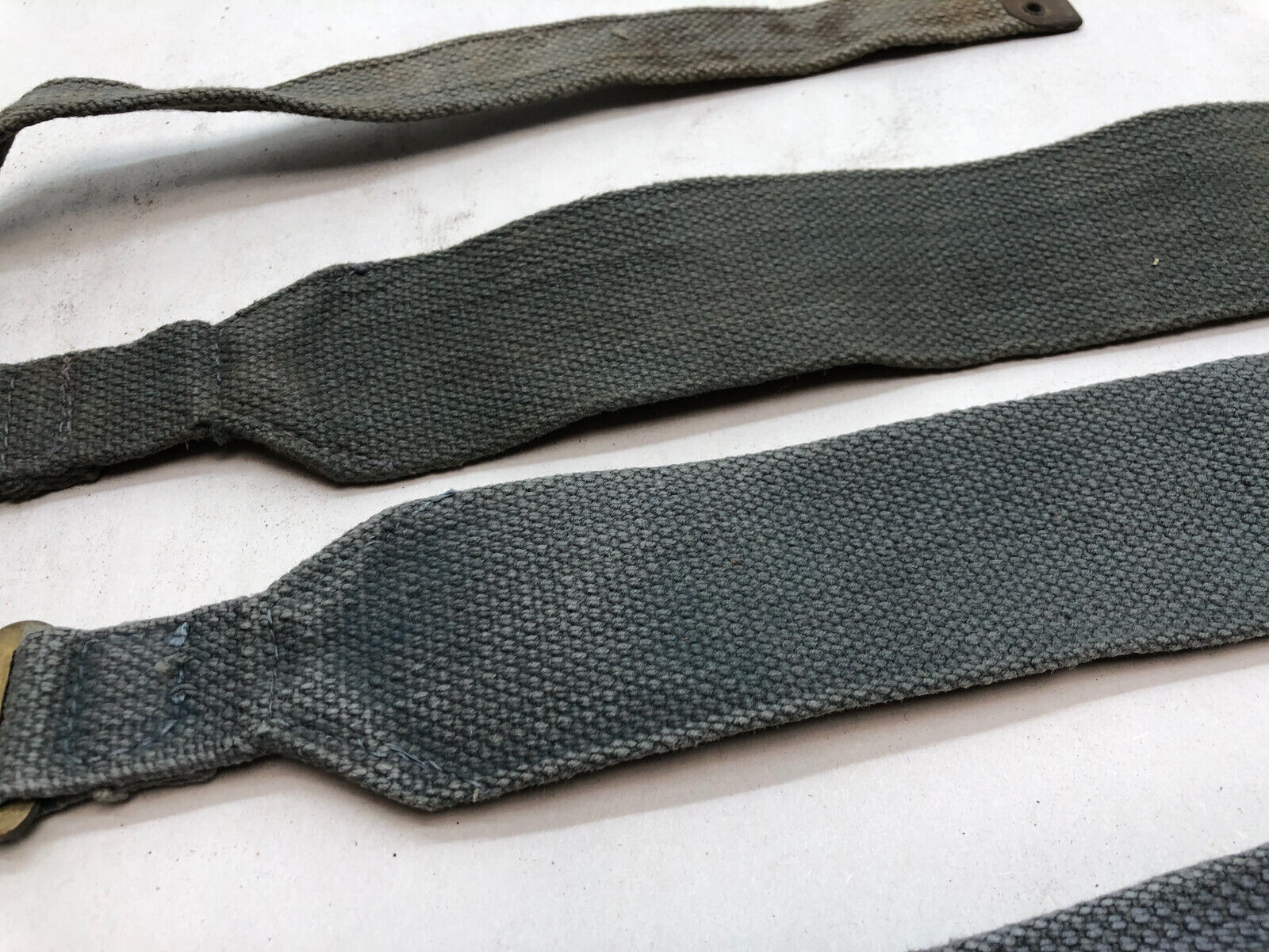 Original WW2 British Royal Air Force Blue 37 Pattern L Strap Set - The Militaria Shop