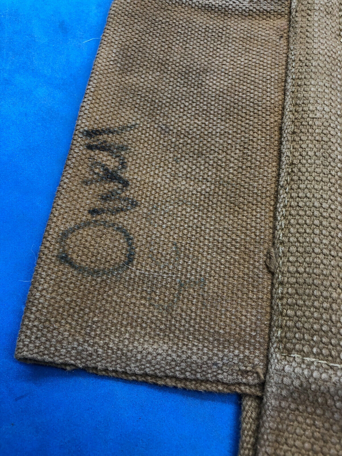 WW2 British Army 37 Pattern Webbing Water Bottle Carrier Harness - 1943 Dated - The Militaria Shop