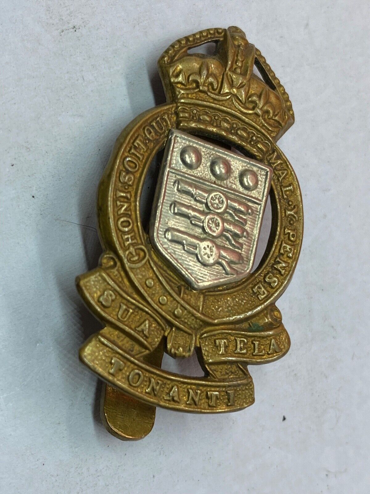 Original WW1 / WW2 British Army - Royal Army Ordnance Corps Cap Badge - The Militaria Shop