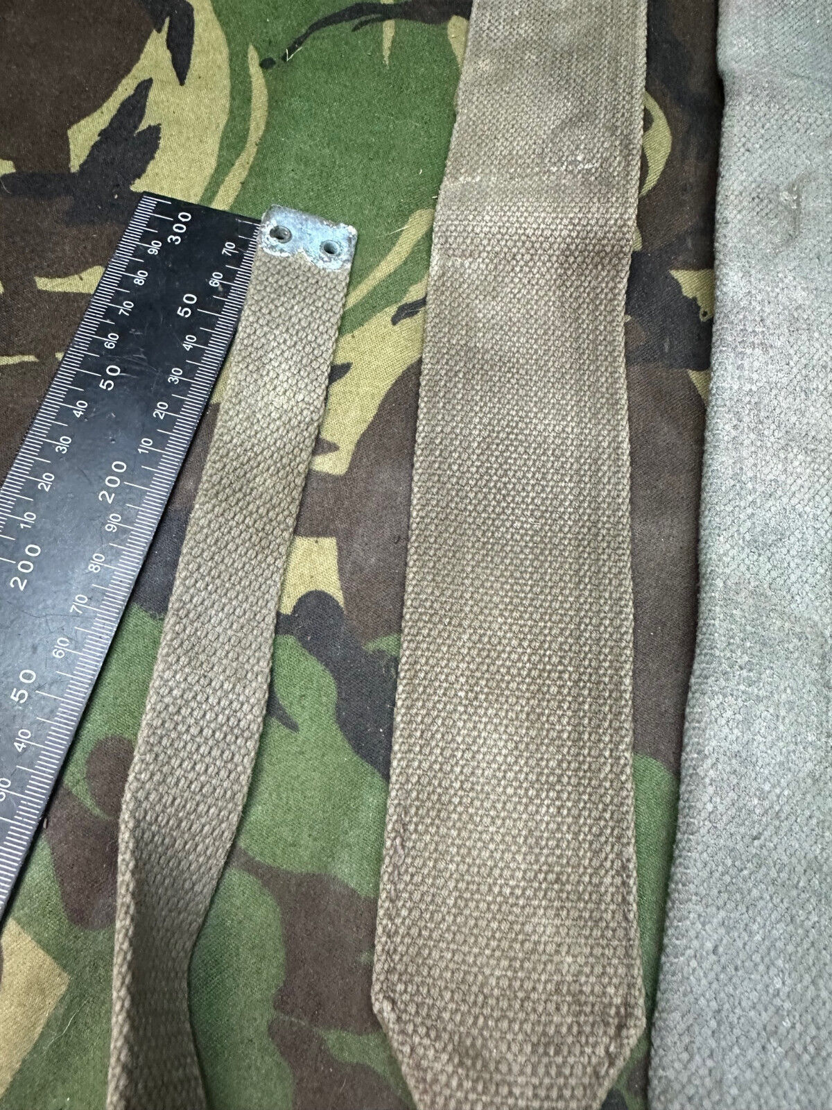 Original British Royal Air Force RAF Blue L Strap Pair - WW2 37 Pattern - The Militaria Shop