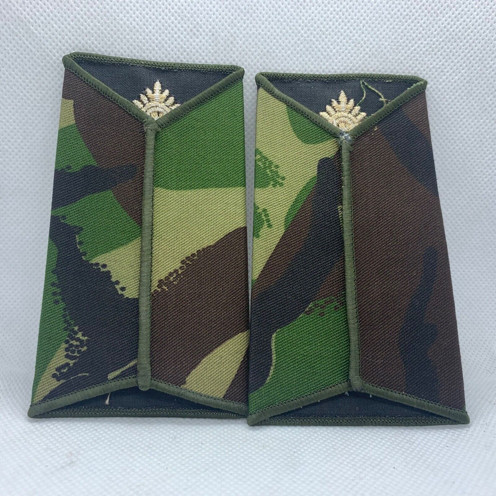 Cadet ACF DPM Rank Slides / Epaulette Pair Genuine British Army - NEW - The Militaria Shop