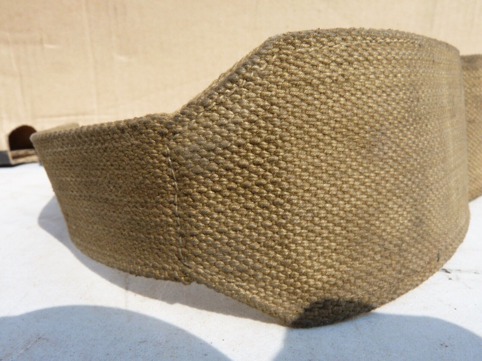 Original WW2 British Army 37 Pattern Yoke Utility Shoulder Strap - M.E.Co 1940 - The Militaria Shop