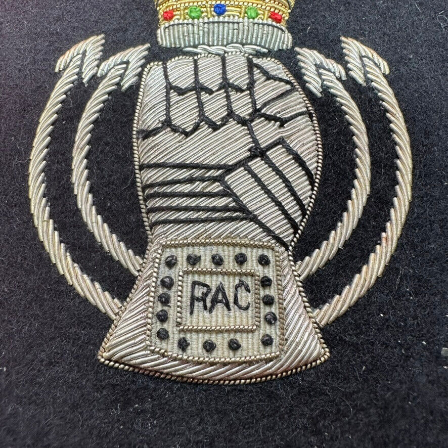 British Army Bullion Embroidered Blazer Badge - Royal Armoured Corps - The Militaria Shop