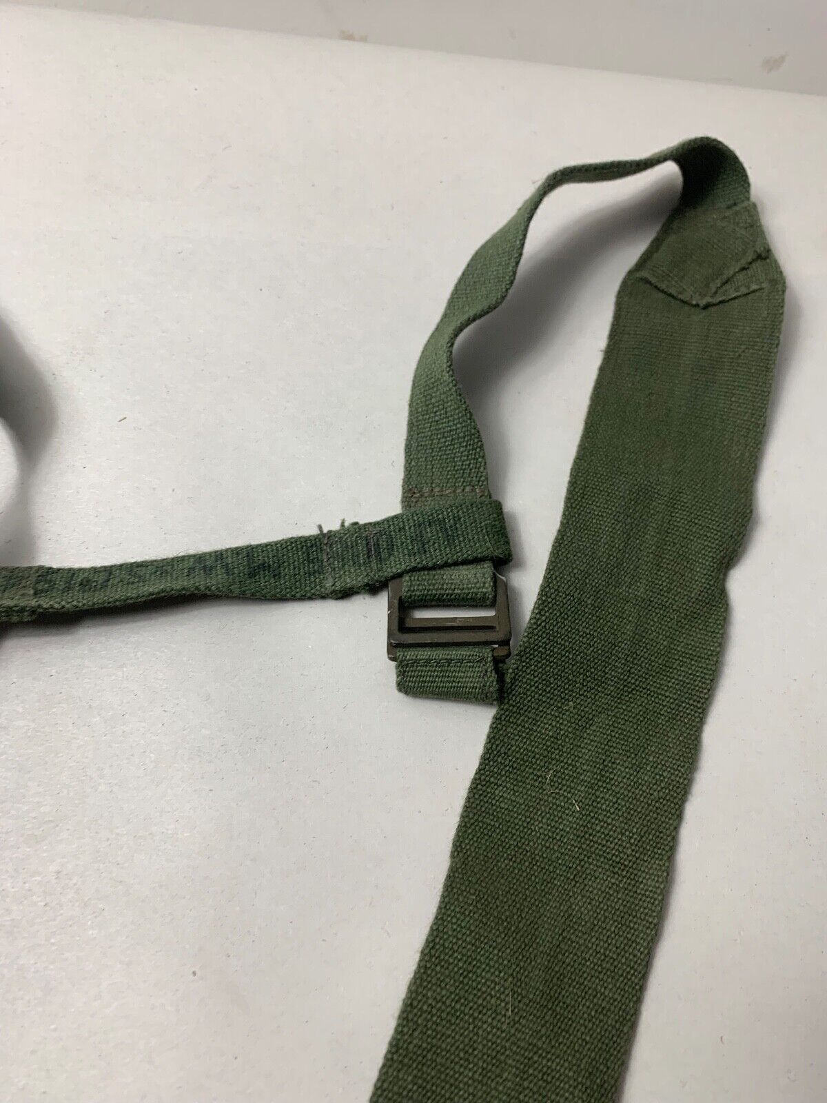 Original WW2 British Army 44 Pattern Shoulder Cross Straps Set - 1945 Dated - The Militaria Shop