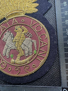 British Army Bullion Embroidered Blazer Badge - Royal Northumberland Regiment - The Militaria Shop