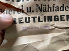 WW2 German Army Thread Packet Wrapping - thread is sold in our other listings. - The Militaria Shop